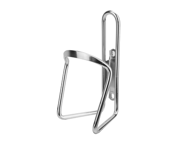 Alloy Bicycle Water Bottle Cage In Silver