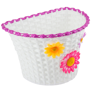 Sunlite Classic Flower Basket Front PLSTC/WEAVE Strap SMALL 10x6