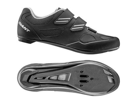 Giant Bolt Nylon SPD/SPD SL Road Shoe BLACK / SILVER Size: 47