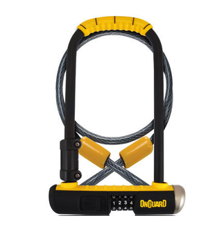 ONGUARD 8012C Combo DT U-Lock with 4' Cable