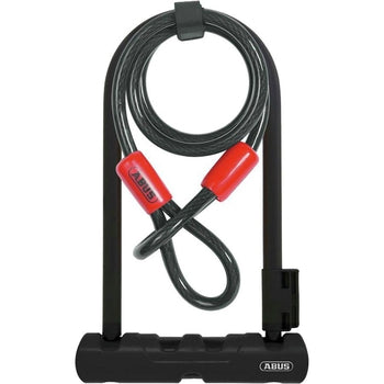 Abus Ultra 410 + Look Cable Bike Lock Kit