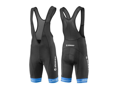 giant bicycle shorts Giant Team Bib Short BLACK / BLUE XS
